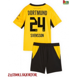 Borussia Dortmund Daniel Svensson #24 Hemmakläder Barn 2026-27 Kortärmad (+ Korta byxor)
